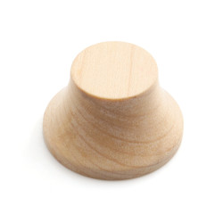 BOUTON DE POTENTIOMÈTRE CLOCHE 6mm ÉRABLE