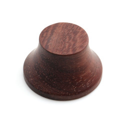 BOUTON DE POTENTIOMÈTRE CLOCHE 6mm PALISSANDRE