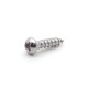 GOTOH® WS-18 MACHINE HEAD SCREWS 2.4 x 10mm ROUND HEAD CHROME (Bulk 50pcs)
