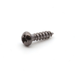 GOTOH® WS-18 MACHINE HEAD SCREWS 2.4 x 10mm ROUND HEAD COSMO BLACK (Bulk 20pcs)