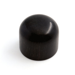 BOUTON DE POTENTIOMÈTRE DOME 6mm EBÈNE