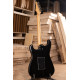 MARCEAU® GUITAR EXPERIENCE ROASTED FLAMED MAPLE NECK BLACK GLOSS