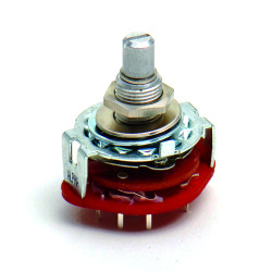GOLDO® SÉLECTEUR ROTATIF 3 POSITIONS 3 PÔLES AXE Ø 6mm