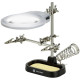 3RD HAND WELDING STAND WITH MAGNIFYING GLASS LED LIGHTING