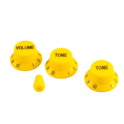 WD® KIT DE BOUTONS TYPE STRAT® FORMAT US JAUNE