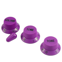 WD® KIT DE BOUTONS TYPE STRAT® FORMAT US VIOLET