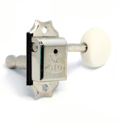 !! DEALS !! GOTOH® MACHINE HEADS SD510 3+3 WHITE BUTTON 1:15 NICKEL