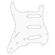 WD® CUSTOM PICKGUARD FOR STRAT® LEFT HAND SSS 11 HOLES 2.28mm 3 PLY WHITE
