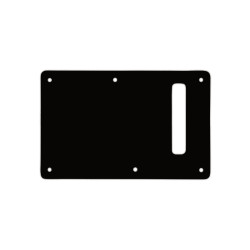 WD® CUSTOM PICKGUARD PLAQUE ARRIÈRE TYPE STRAT® OUVERTURE 2.28mm 3 PLIS NOIR