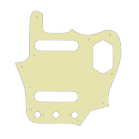 WD® CUSTOM PICKGUARD JAGUAR® MINT 3 PLIS