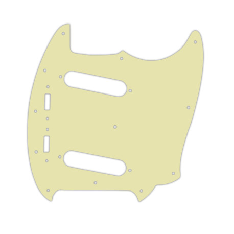 WD® CUSTOM PICKGUARD MUSTANG® MINT 3 PLIS