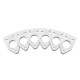 RATIO® ELECTRIC MACHINE HEADS LOCKING VINTAGE KEYSTONE BUTTON 3+3 CHROME