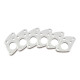 RATIO® ELECTRIC MACHINE HEADS LOCKING VINTAGE KEYSTONE BUTTON 3+3 CHROME