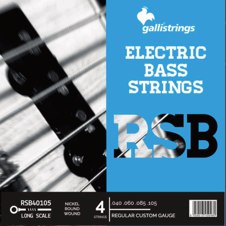 !! DISCONTINUED !! GALLI STRINGS® CORDES BASSE ÉLECTRIQUE RS NICKEL 34" 40-105