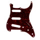 PICKGUARD STRAT STANDARD SSS 11 HOLES US POTS 3 PLY TORTOISE (2.4mm)