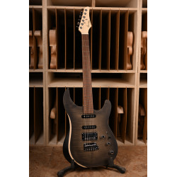 MARCEAU GUITARS® FASCINANTE FLAMED TOP BLACK BURST SATIN