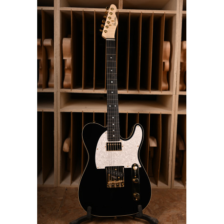 MARCEAU GUITARS® ELEGANTE FLAMED MAPLE NECK EBONY BLACK GLOSS