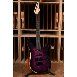 MARCEAU® GUITAR FASCINANTE FLAMED TOP AND NECK PURPLE BURST GLOSS