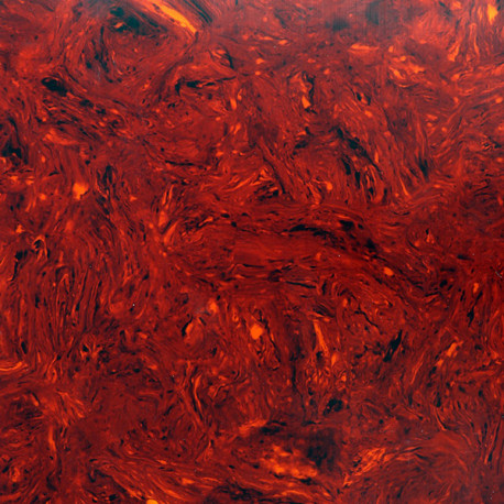 PICKGUARD BLANK CELLULO FOR ACOUSTIC GUITARS (300 x 250 x 1.5mm) RED TORTOISE