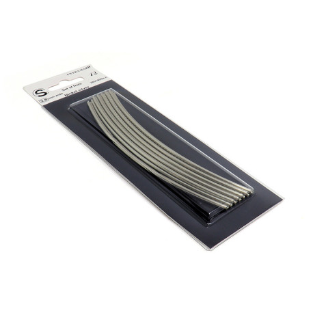 SINTOMS® FRETWIRE 18% NICKEL SILVER 2.80 x 1.40mm ARC-SHAPED 130mm (12pcs)