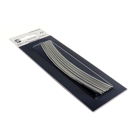 SINTOMS® FRETTES 18% NICKEL SILVER 2.06 x 1.09mm PRÉ-DÉCOUPÉ 130mm (12pcs)