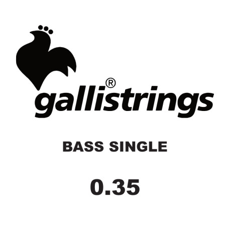 GALLI STRINGS® CORDES BASSE ÉLECTRIQUE À L'UNITÉ 0.35