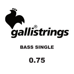 GALLI STRINGS® CORDES BASSE ÉLECTRIQUE À L'UNITÉ 0.75