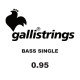 GALLI STRINGS® CORDES BASSE ÉLECTRIQUE À L'UNITÉ 0.95