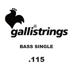 GALLI STRINGS® CORDES BASSE ÉLECTRIQUE À L'UNITÉ 0.115