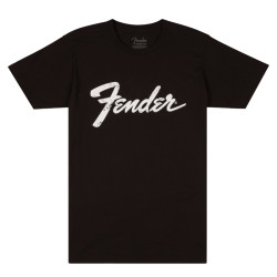 FENDER® T-SHIRT LOGO DATES DOS NOIR