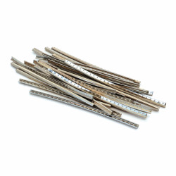 JESCAR® FRETTES 18% NICKEL SILVER 2.41x1.19mm TIGE 7cm RADIUS 12" (25pcs)