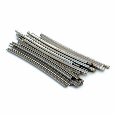 JESCAR® FRETTES INOX 2.41x1.19mm TIGE 7cm RADIUS 12" (25pcs)