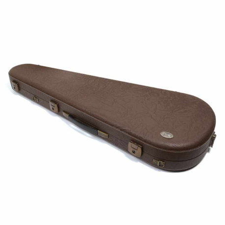 MARCO MAGI® TRAK LINE ÉTUI GUITARE ÉLECTRIQUE FORME POIRE MARRON