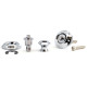 STRAP LOCKS DUNLOP® STYLE CHROME (2pcs)
