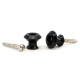 STRAP PINS DUNLOP® STYLE BLACK (2pcs)