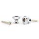 STRAP PINS DUNLOP® STYLE CHROME (2pcs)