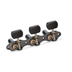 SCHALLER GRAND TUNE CLASSIC SATIN BLACK / EBONY BUTTON / BLACK SHAFTS