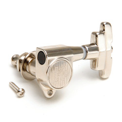KLUSON® MACHINE HEADS GRAND JAZZ 3+3 IMPERIAL BUTTON 1:18 NICKEL